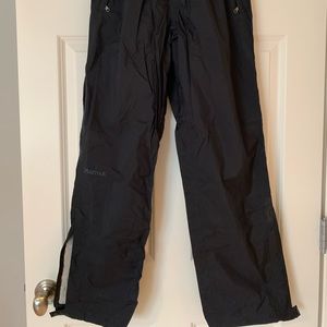 Marmot Black Rain Pants Women’s Medium